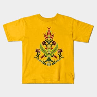 stylized flowers Kids T-Shirt